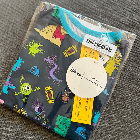 Little Sleepies Pajamas Nwtnib Little Sleepies Monsters Inc Short